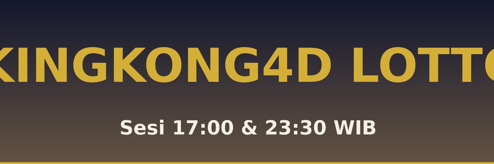 Kingkong4D Lotto Payakumbuh